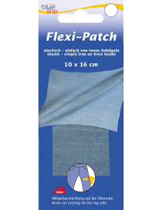 Jeanslaglapp Stretch Ljusblå