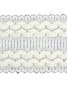 Kantband Bomull/Polyester Vit