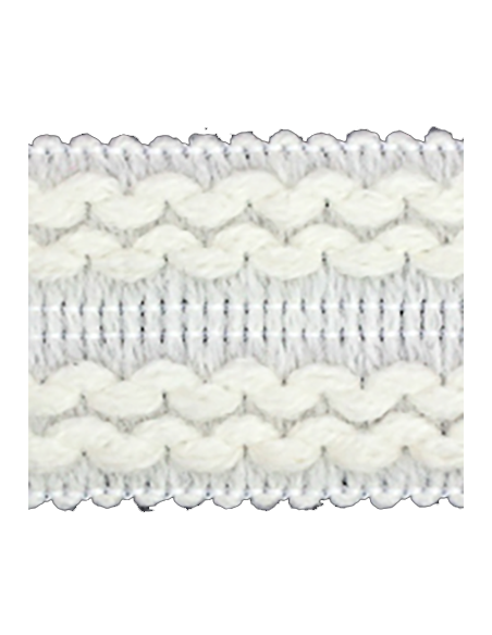 Kantband Bomull/Polyester Vit