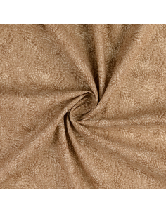Bomullspoplin Swirls Beige 2