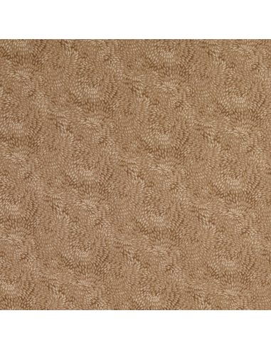 Bomullspoplin Swirls Beige