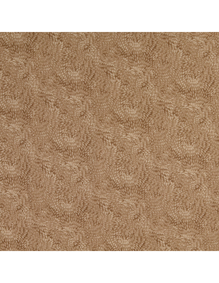 Bomullspoplin Swirls Beige
