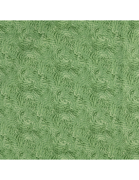 Bomullspoplin Swirls Grön