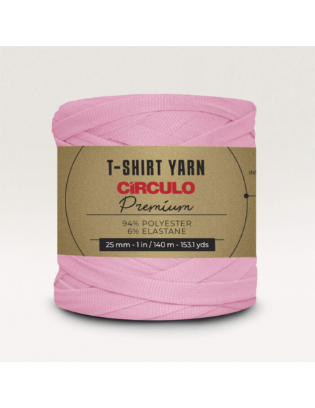 Circulo Premium T-shirtgarn Rosa