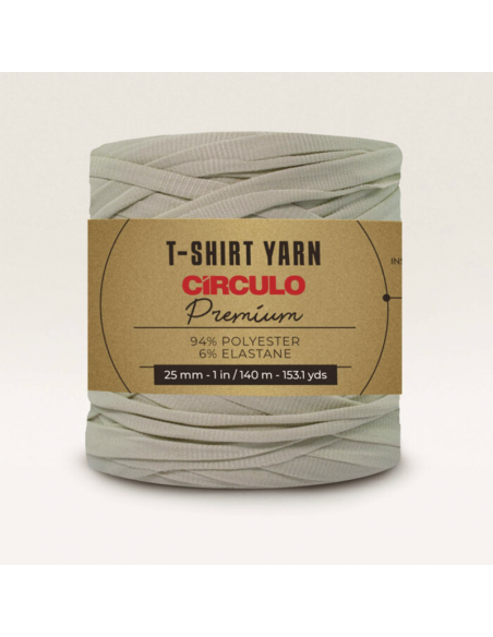 Circulo Premium T-shirtgarn Ljusbeige