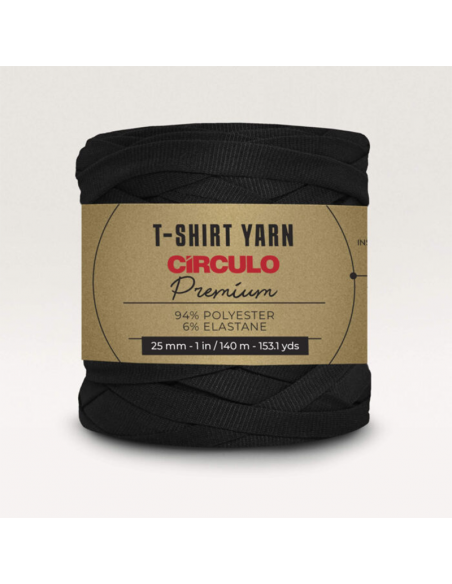 Circulo Premium T-shirtgarn Svart
