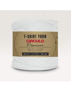 Premium T-shirtgarn Vit