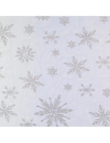 Mesh Glitter Snowflake Mesh Glitter Snowflake