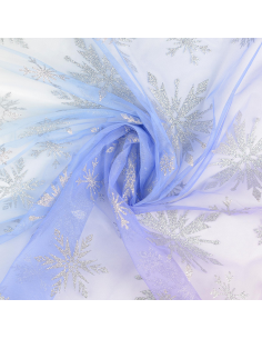 Mesh Glitter Snowflake 2