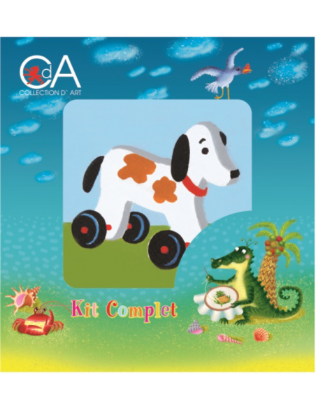 Collection D´Art Broderikit Leksakshund