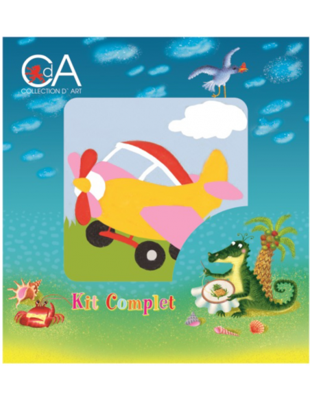 Collection D´Art Broderikit Litet Flygplan