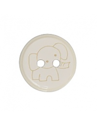 Knapp Elefant Offwhite 13-16mm Knapp Elefant Offwhite 13-16mm
