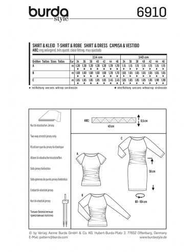 Burda 6910 Burda 6910