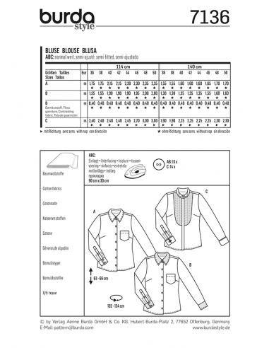 Burda 7136 Burda 7136