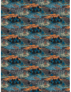 Älgrike Brun/Orange