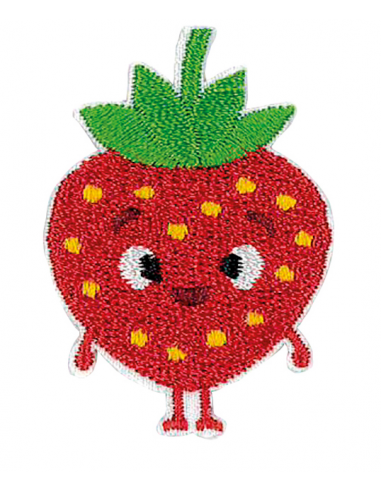 Tygmärke Jordgubbe