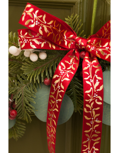 Dekorband Mistletoe Wishes 25mm