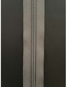 YKK Blixtlås MV 4mm Grå