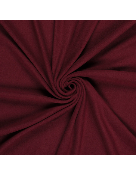 Microfleece Vinröd