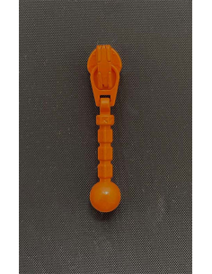 YKK Löpare Kula 4mm Orange