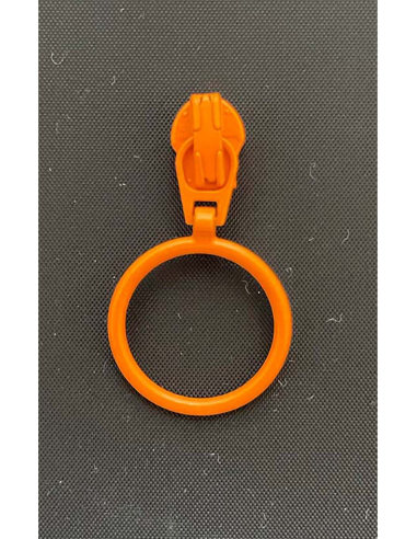 YKK Löpare Ring 4mm Orange