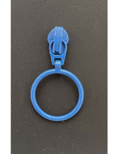 YKK Löpare Ring 4mm Blå