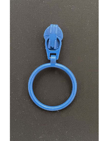 YKK Löpare Ring 4mm Blå