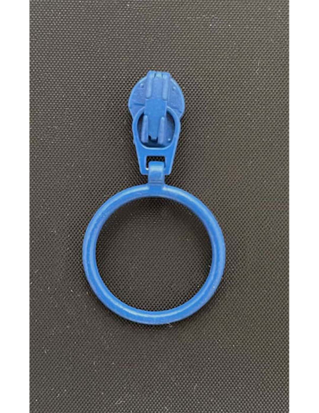 YKK Löpare Ring 4mm Blå