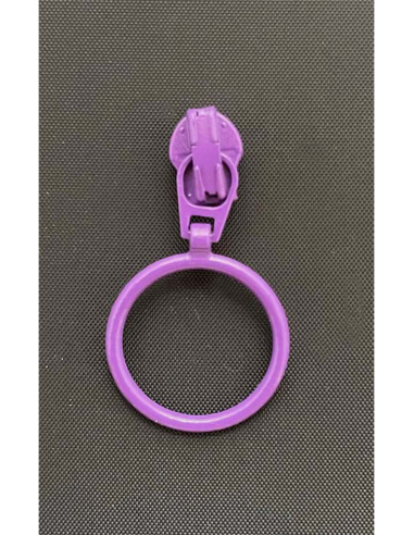 YKK Löpare Ring 4mm Lila