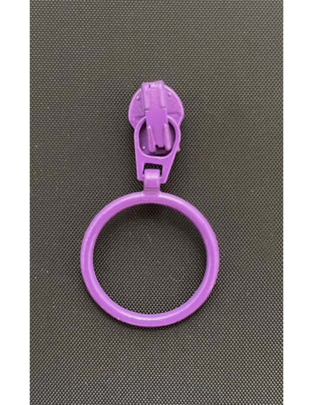 YKK Löpare Ring 4mm Lila