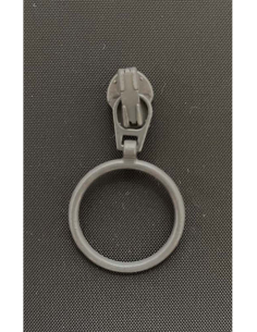 YKK Löpare Ring 4mm Grå