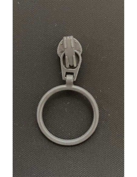 YKK Löpare Ring 4mm Grå