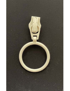 YKK Löpare Ring 4mm Beige