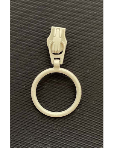 YKK Löpare Ring 4mm Beige