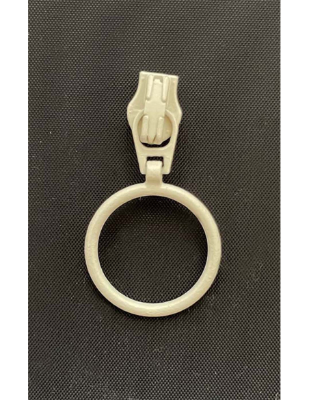 YKK Löpare Ring 4mm Beige