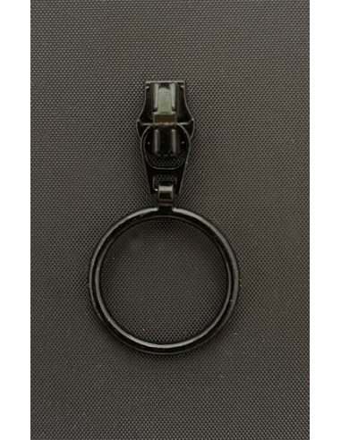 YKK Löpare Ring 4mm Svart