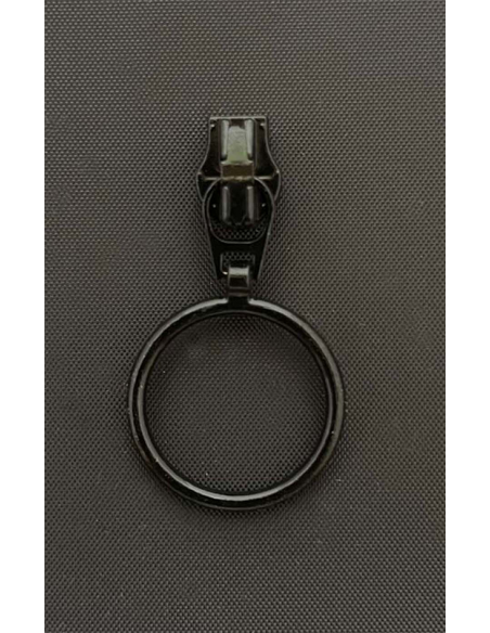 YKK Löpare Ring 4mm Svart