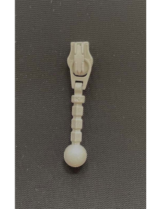 YKK Löpare Kula 4mm Beige