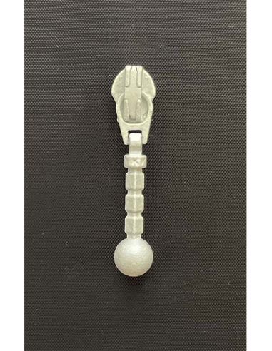 YKK Löpare Kula 4mm Vit