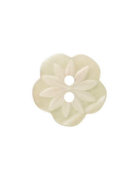 Knapp Petal 16mm Ljusgul