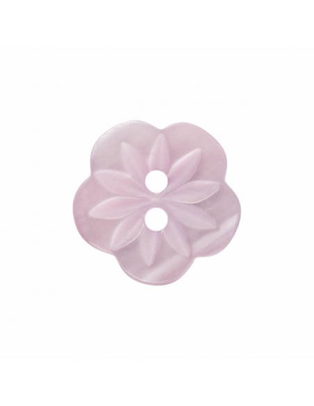 Knapp Petal 16mm Ljusrosa