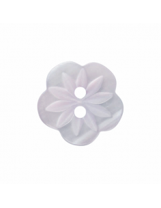 Knapp Petal 16mm Vit