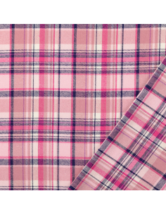 Flanell Checks Rosa 2