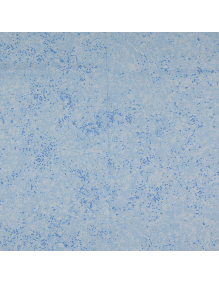 Bomullspoplin Stain Ljusblå