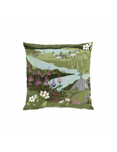 Kuddfodral Fjällvandring Grön/Turkos