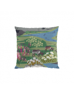 Kuddfodral Fjällängar Grå/Grön