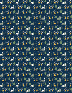 Gardintyg Sverige Blå