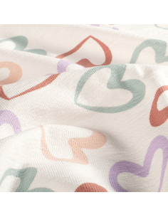 Terry Crepe Hearts 2