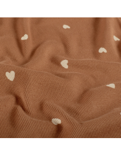 Ribbad Bomullsjersey Hearts 2