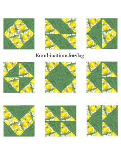 Sykit Grytlappar Lemon Bouquet 2